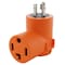 Ac Works Plug Adapter, 14-30R, L14-30P, 14-30P, 0 ft., Orange ADL14301430 - alternate 1